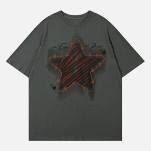 Star Shadow Chain Graphic Tee